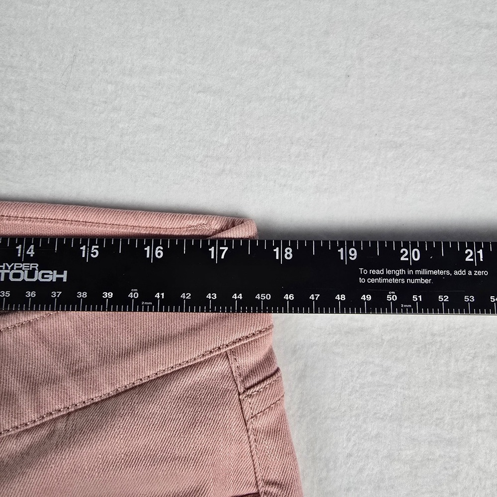Rafaella Weekend Capri Pants Women 16 Pink Stretch Cotton Cropped Casual Pockets - Picture 7 of 10